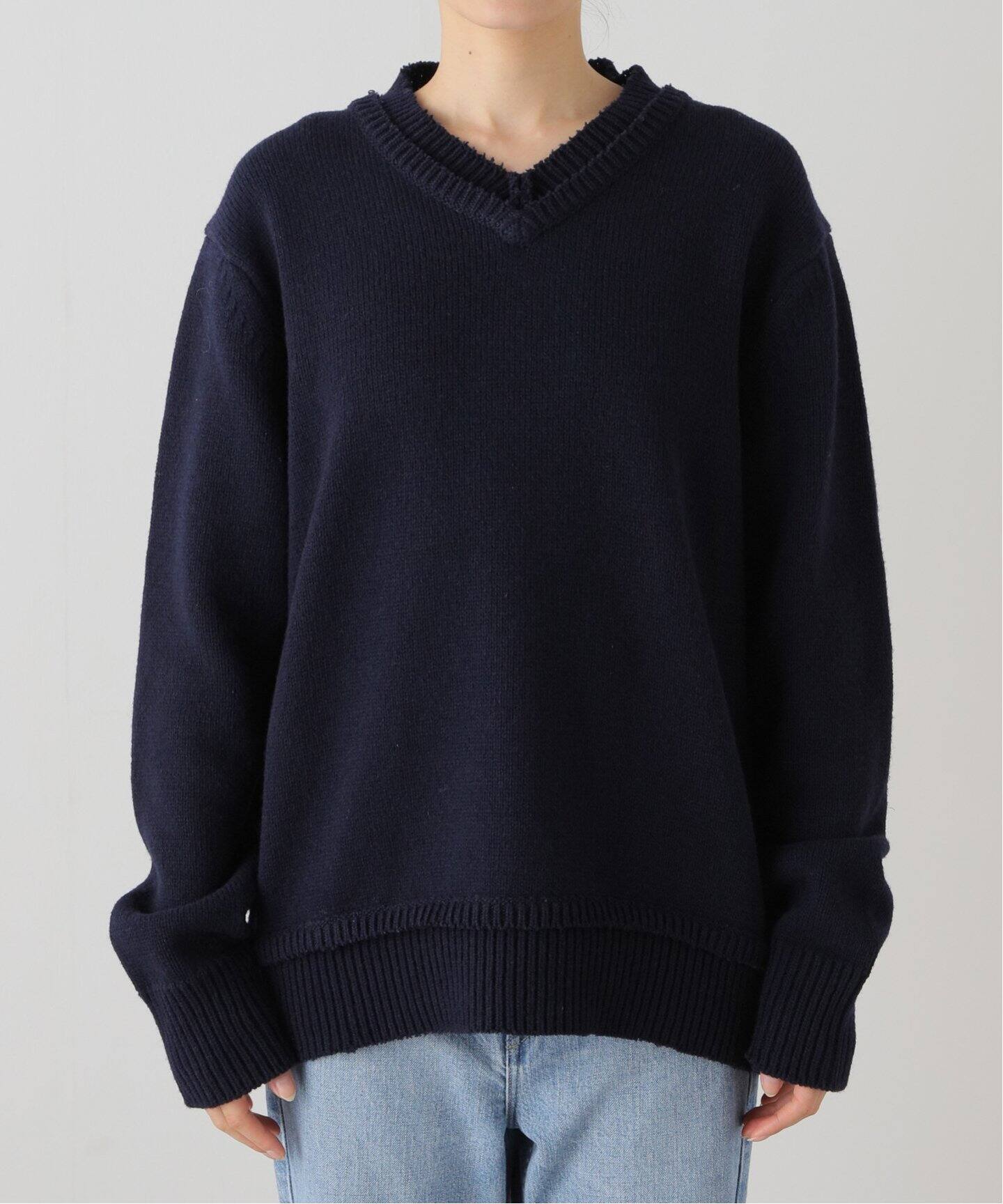 Maison Margiela/メゾン マルジェラ】Vネックニット（ニット／セーター  