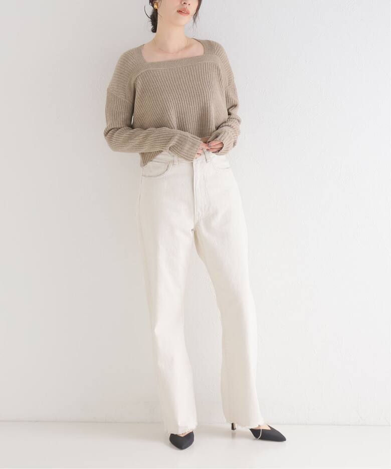 venit/ヴェニット】スクエアネックニット（ニット／セーター）｜IENA  