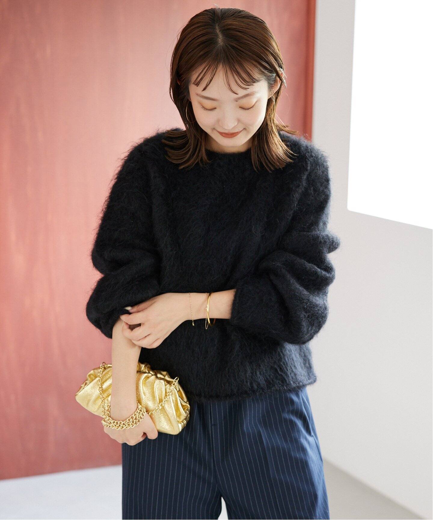 モヘヤシャギーニットプルオーバー（ニット／セーター）｜SLOBE IENA  