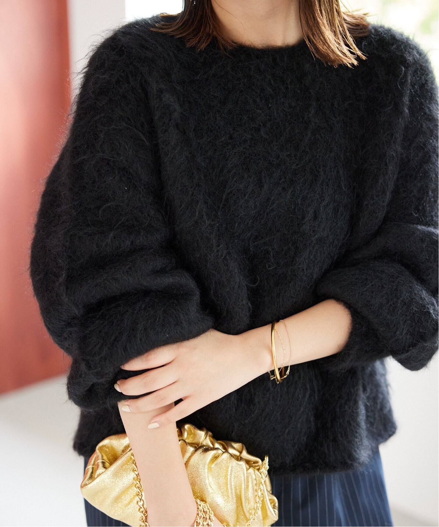 モヘヤシャギーニットプルオーバー（ニット／セーター）｜SLOBE IENA  