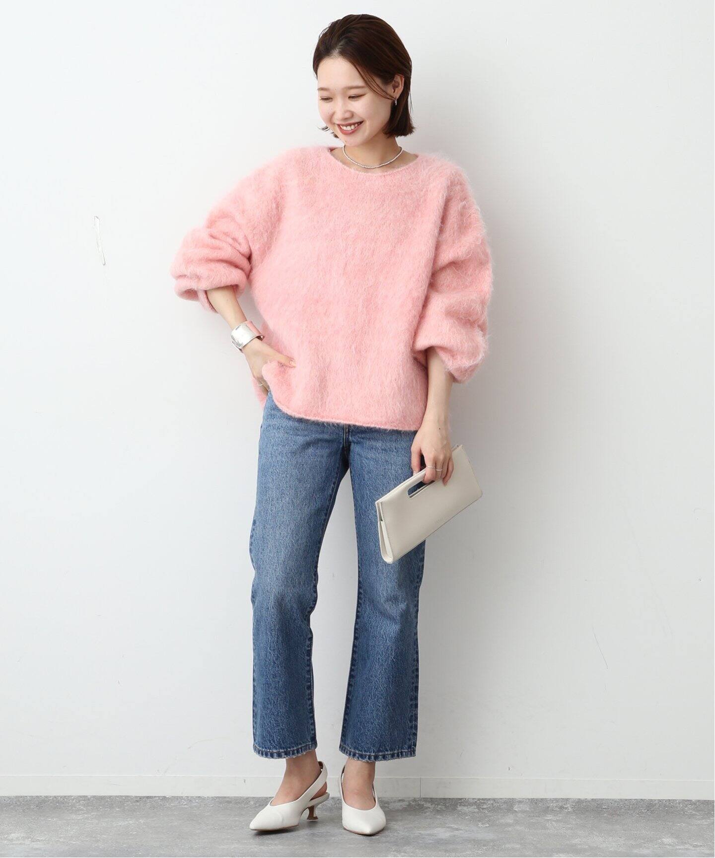 モヘヤシャギーニットプルオーバー（ニット／セーター）｜SLOBE IENA  