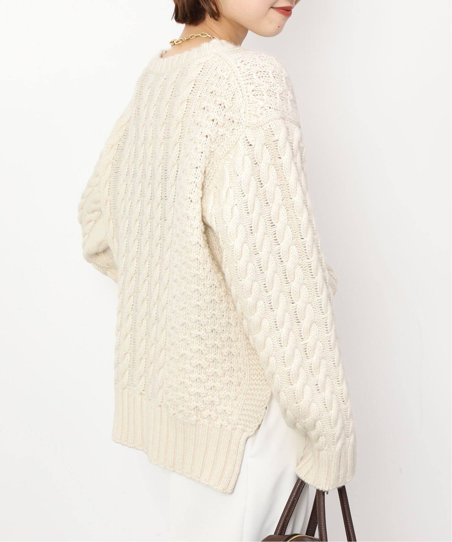 コンビケーブルニット（ニット／セーター）｜SLOBE IENA（スローブ  