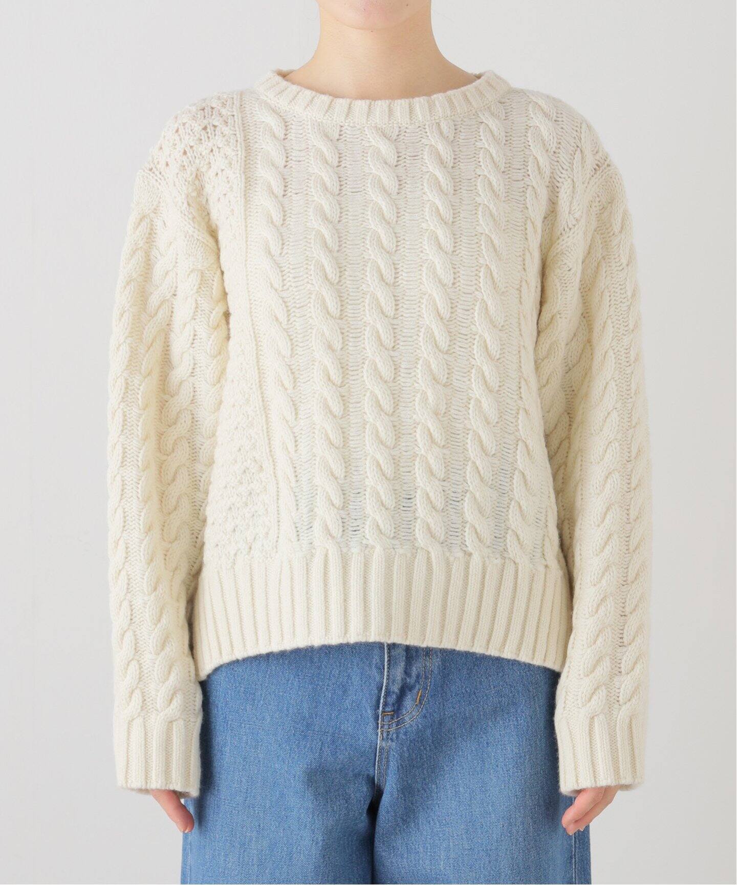 コンビケーブルニット（ニット／セーター）｜SLOBE IENA（スローブ  