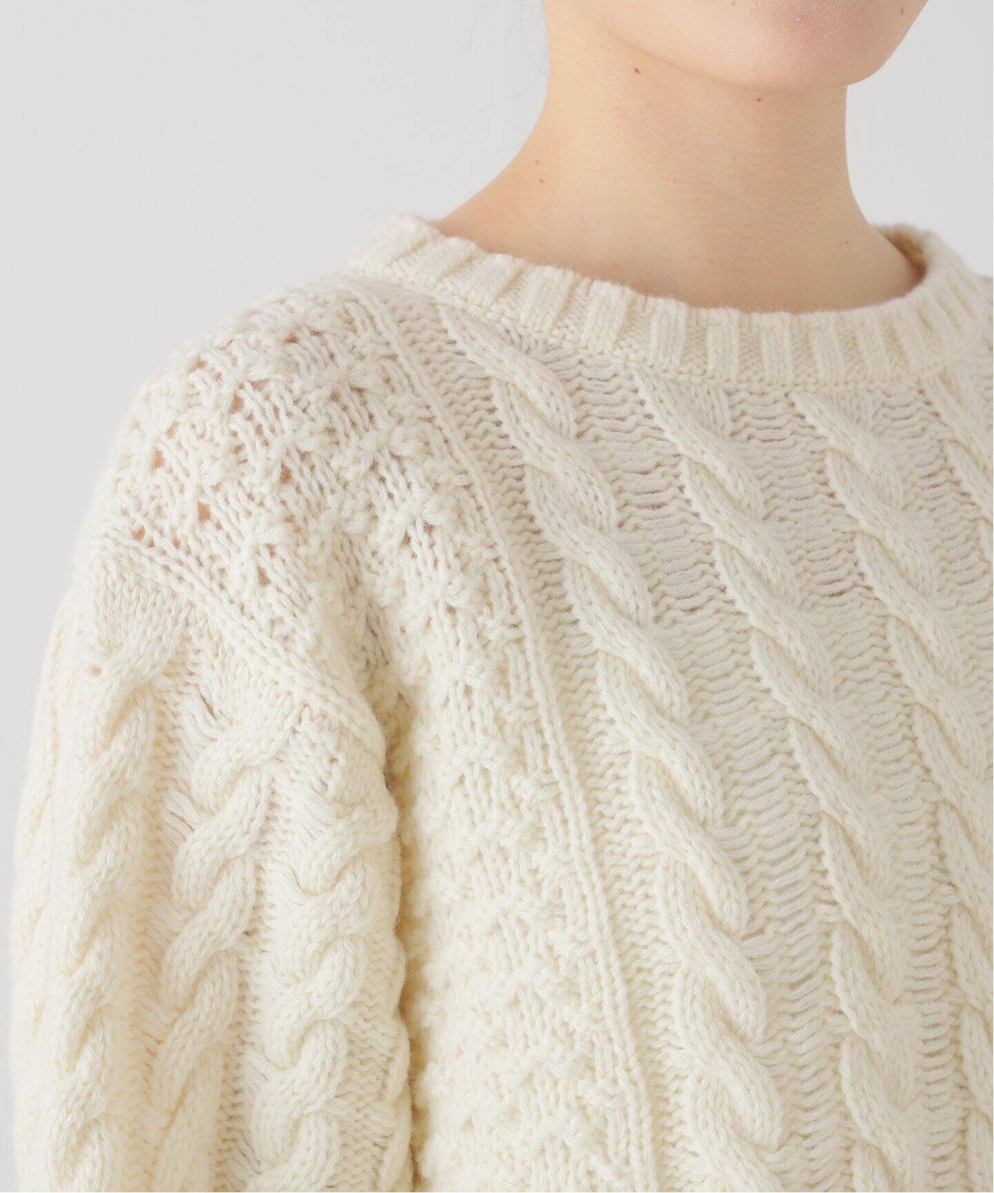 コンビケーブルニット（ニット／セーター）｜SLOBE IENA（スローブ  