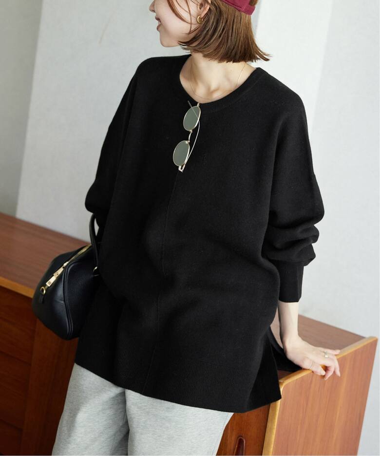 ウォッシャブルウールスムースプルオーバー（ニット／セーター  