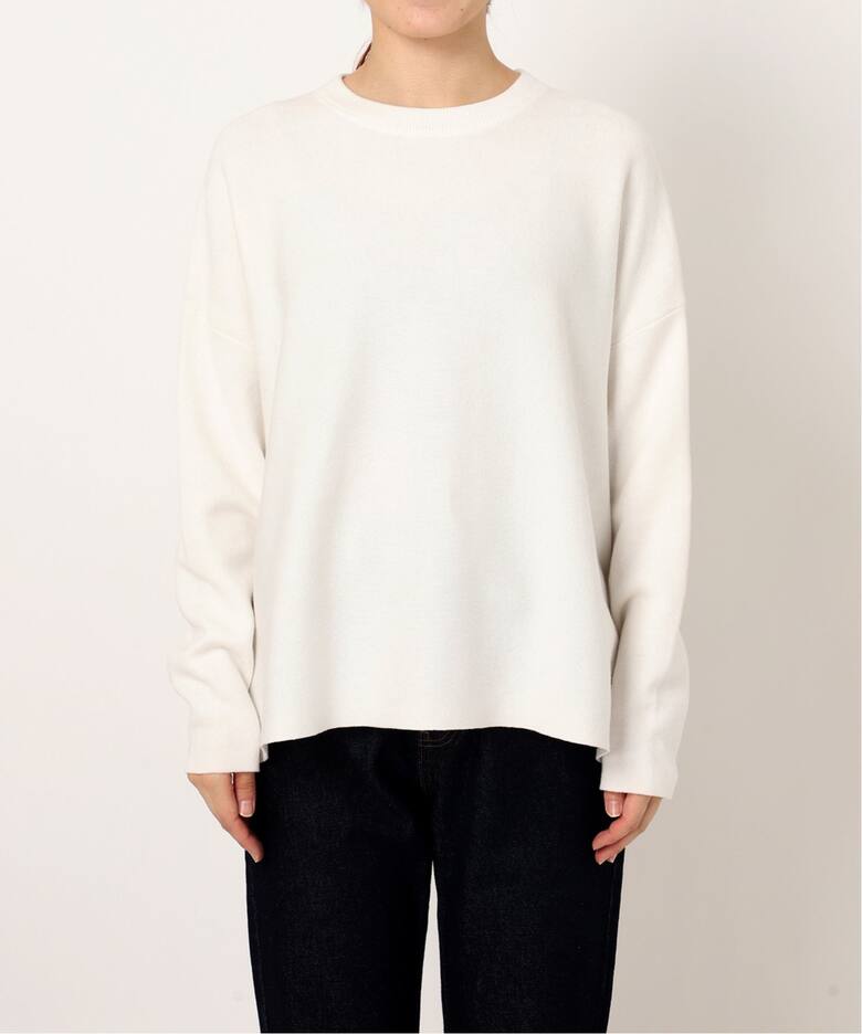 追加》コットンダブルフェイスニットプルオーバー（ニット／セーター  