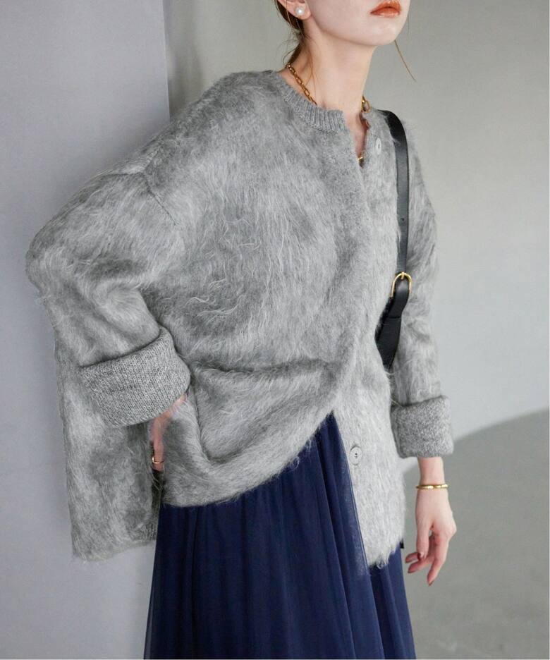 追加》シャギーニットカーディガン（カーディガン）｜SLOBE IENA  