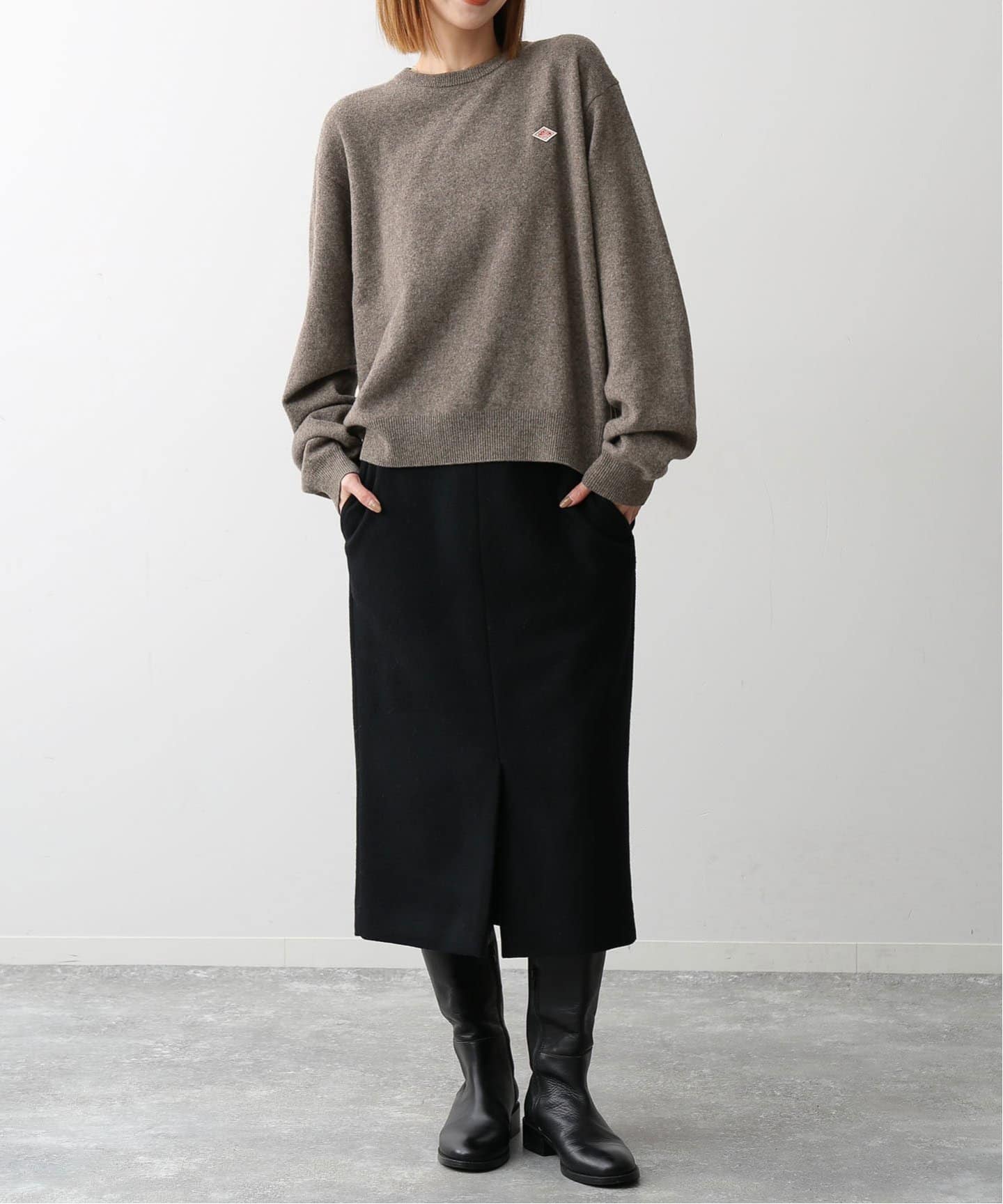 DANTON/ダントン】 LAMS WOOL PO（ニット／セーター）｜SLOBE IENA