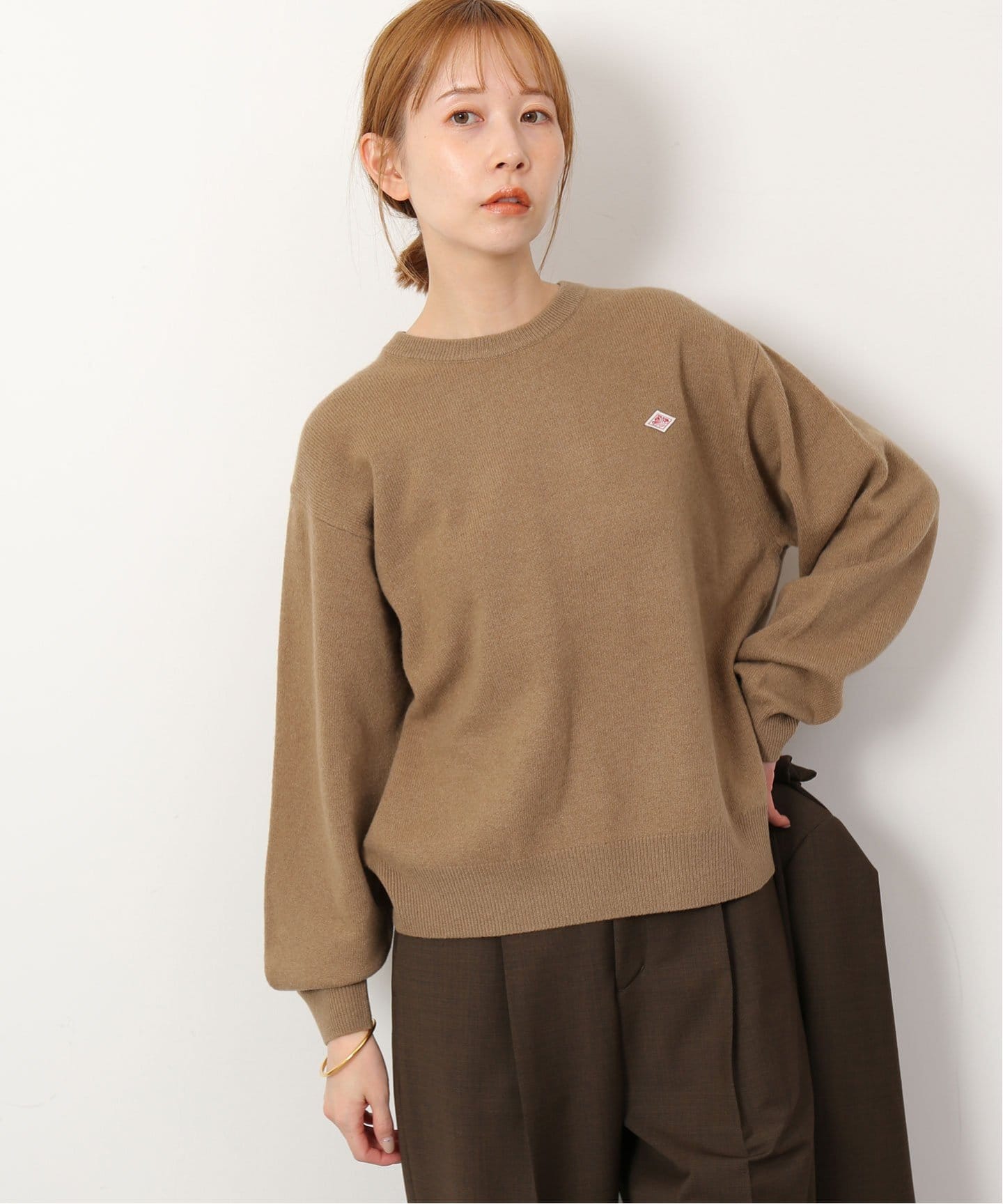 SLOBE IENA DANTON ダントン SLEEVELESS OP DANTON/ダントン】 LAMS WOOL PO（ニット／セーター）｜SLOBE