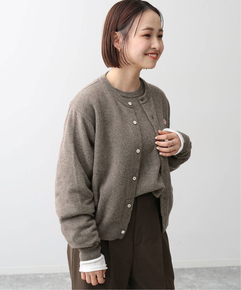 DANTON/ダントン】LAMS WOOL C/N カーディガン（カーディガン）｜SLOBE  