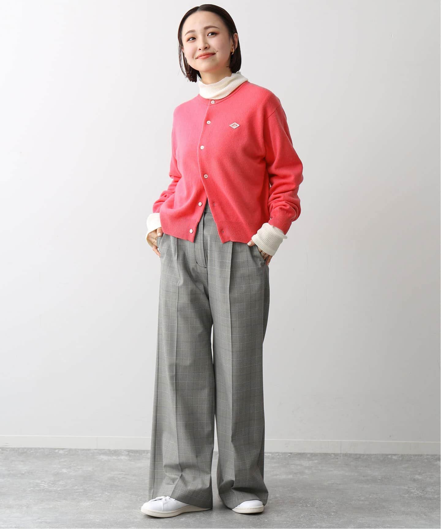 DANTON/ダントン】LAMS WOOL C/N カーディガン（カーディガン