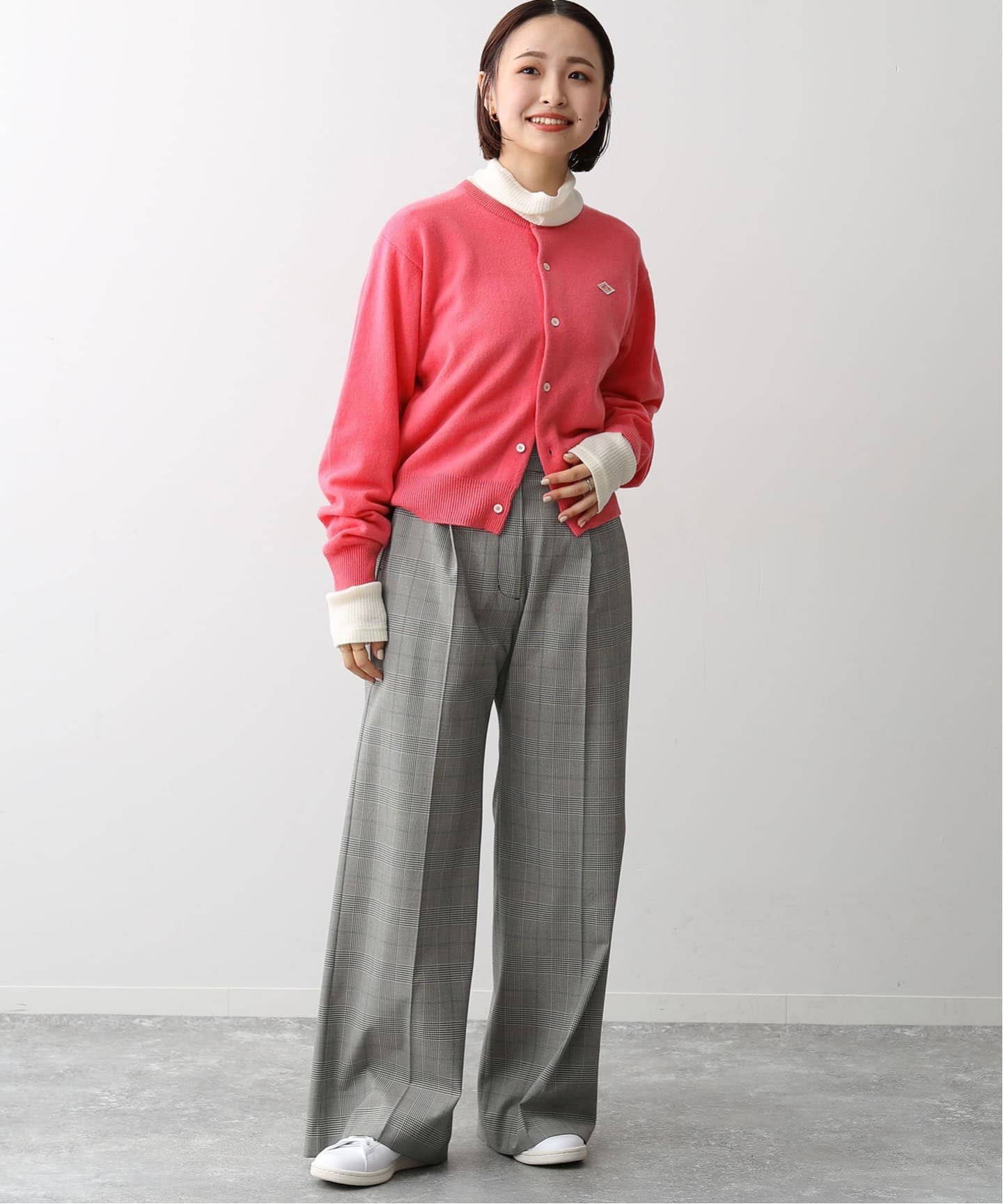DANTON/ダントン】LAMS WOOL C/N カーディガン（カーディガン