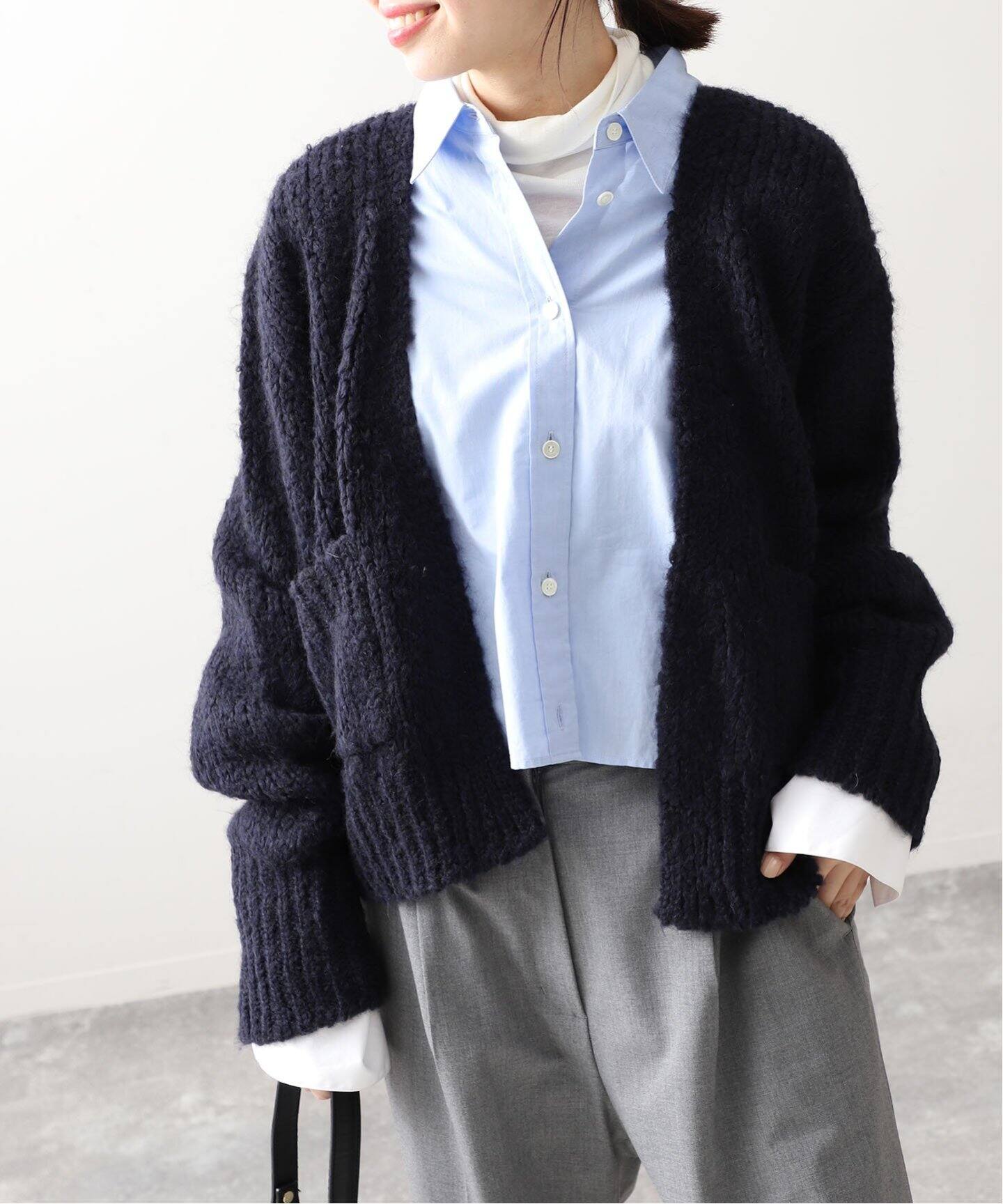 TRICOTS JEAN MARC】 ショートカーディガン（カーディガン）｜SLOBE