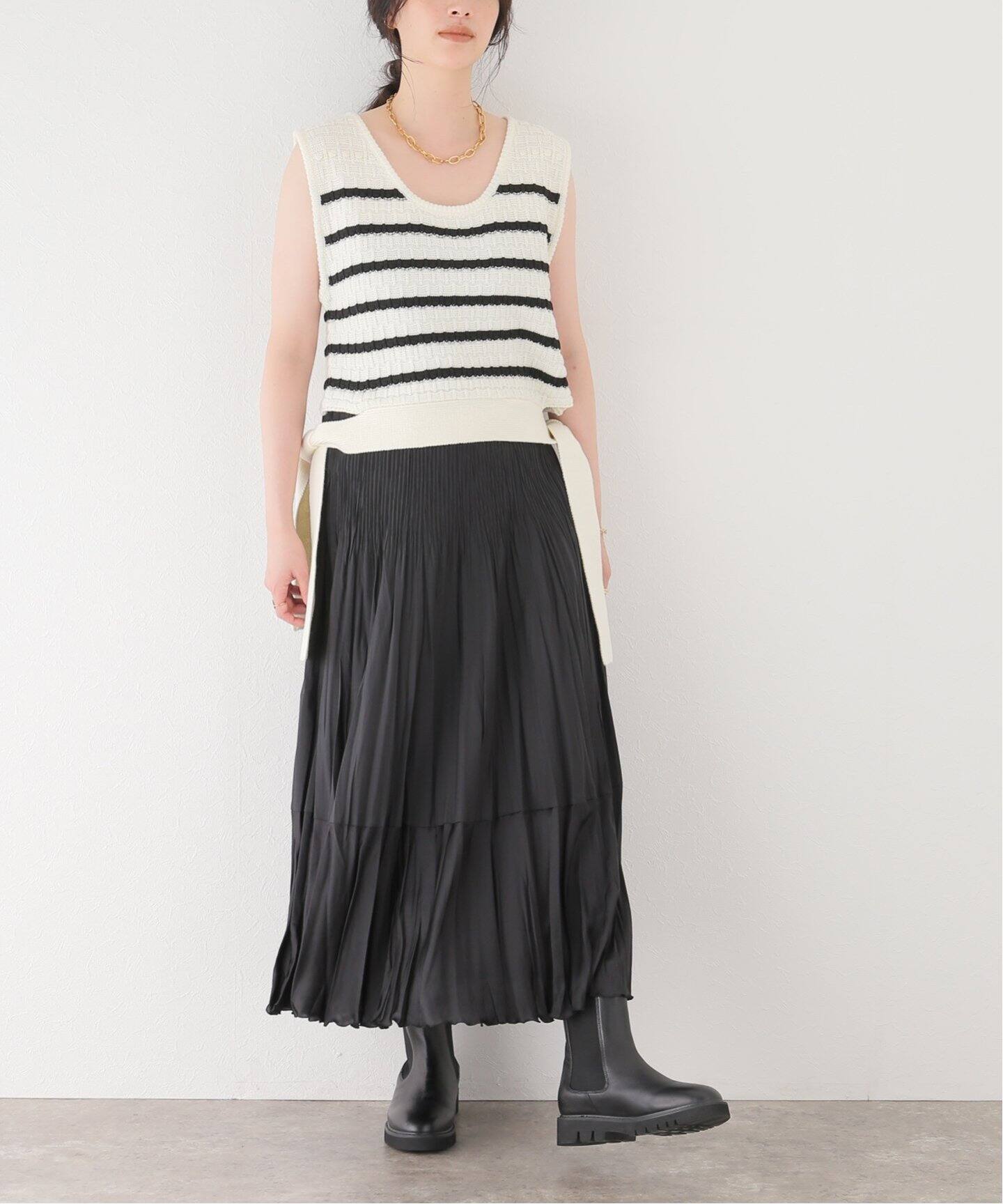 RITTO /リット】 ボーダービスチェ（ニット／セーター）｜SLOBE IENA  