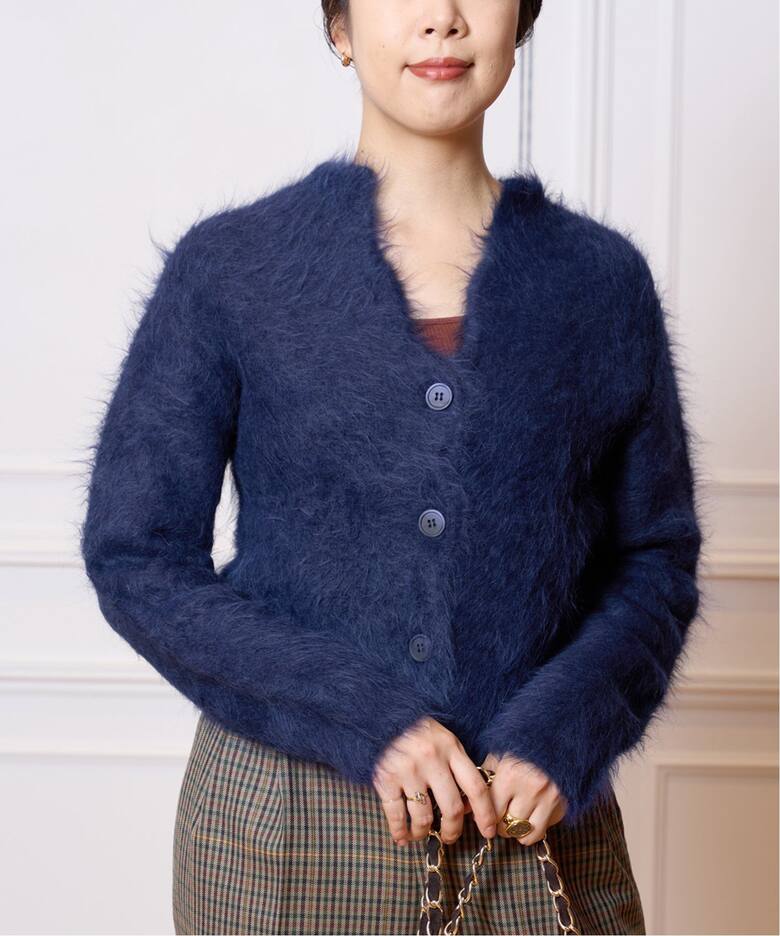 IENA LA BOUCLE TIYARIK アルパカ混カーディガン（カーディガン  