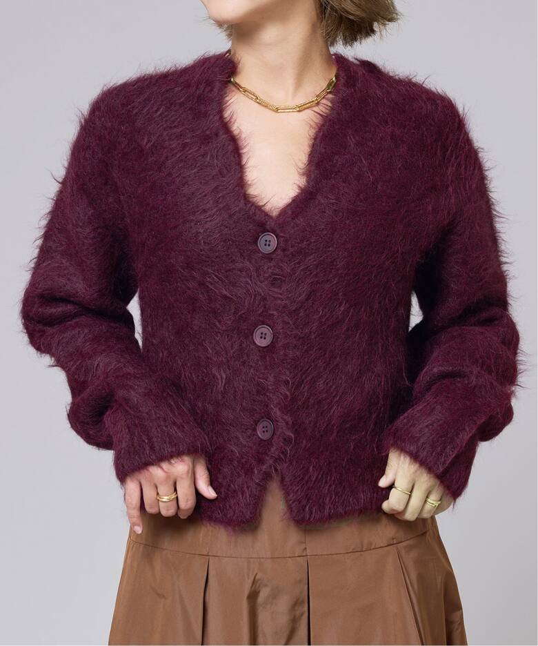 IENA LA BOUCLE TIYARIK アルパカ混カーディガン（カーディガン 