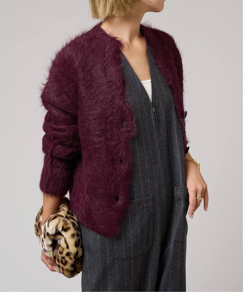 IENA LA BOUCLE TIYARIK アルパカ混カーディガン（カーディガン  