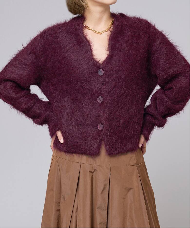 IENA LA BOUCLE TIYARIK アルパカ混カーディガン（カーディガン  