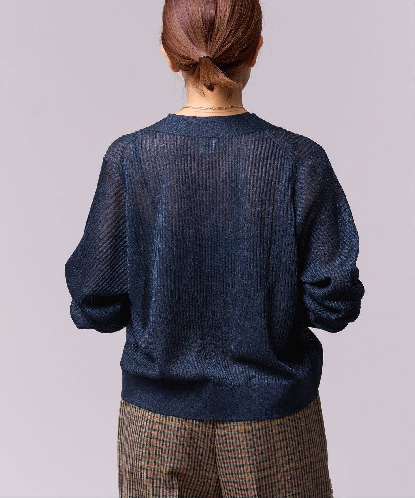 IENA LA BOUCLE Galaxy Vネックカーディガン（カーディガン）｜IENA 
