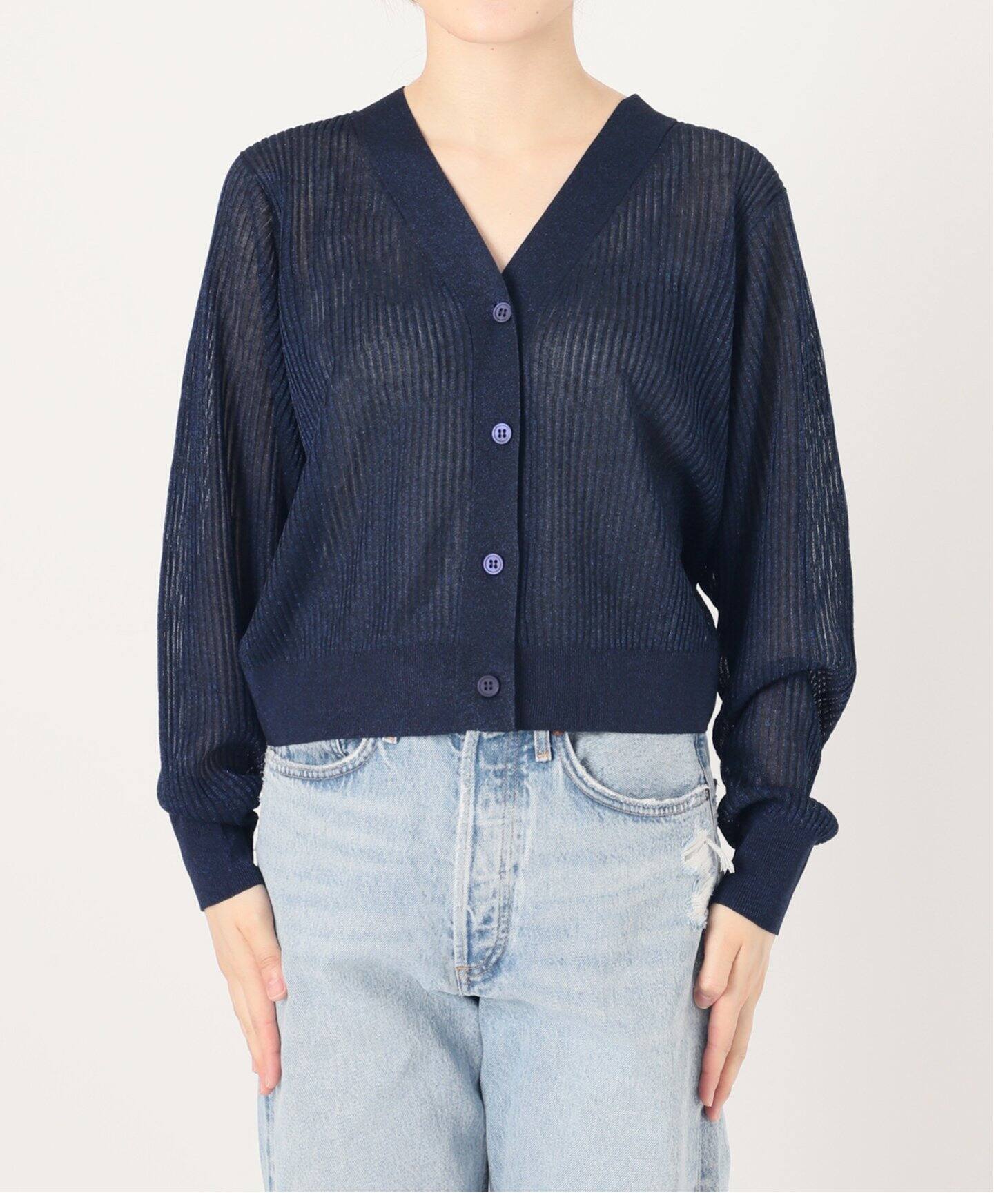IENA LA BOUCLE Galaxy Vネックカーディガン（カーディガン）｜IENA  