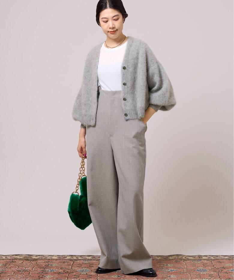 IENA LA BOUCLE ファーニットカーディガン（カーディガン）｜IENA  