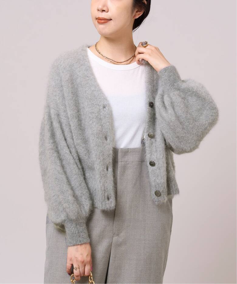 IENA LA BOUCLE ファーニットカーディガン（カーディガン）｜IENA  