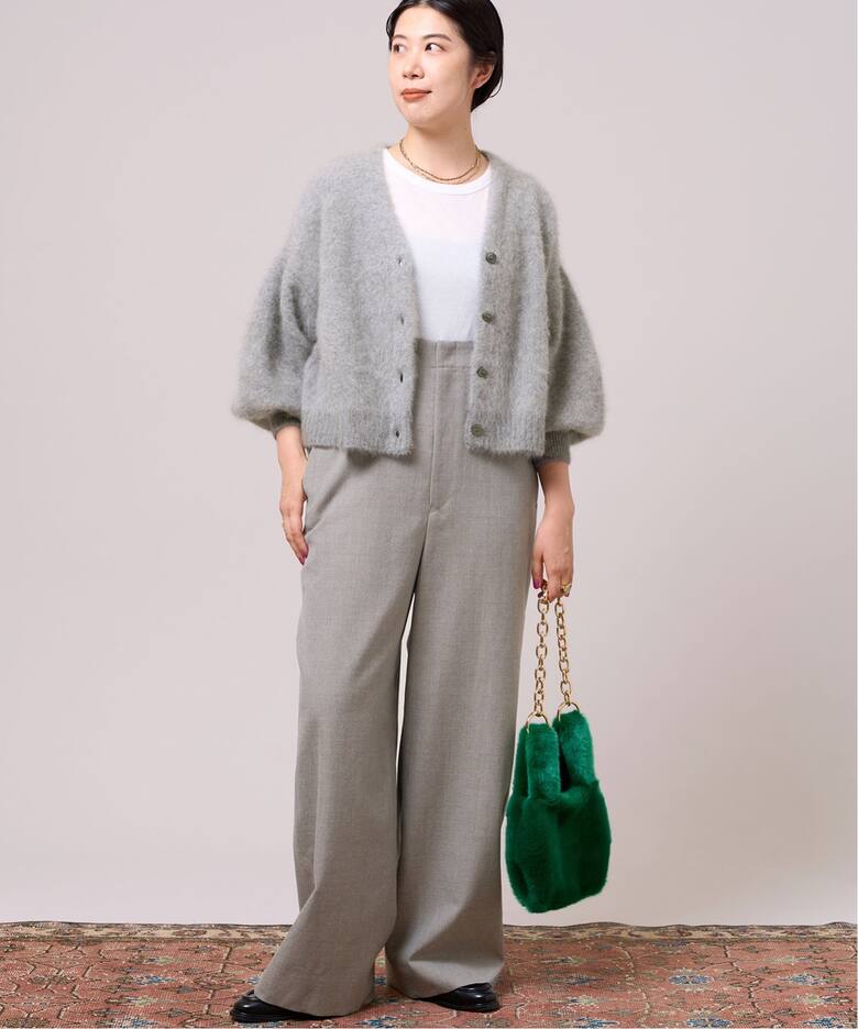 IENA LA BOUCLE ファーニットカーディガン（カーディガン）｜IENA 