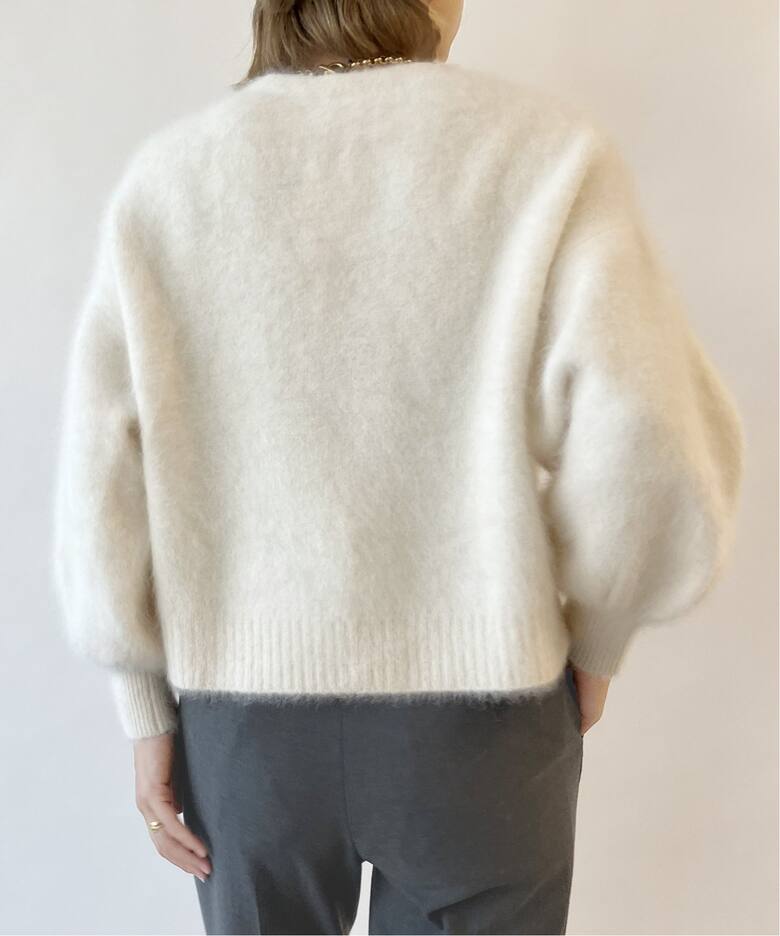 IENA LA BOUCLE ファーニットカーディガン（カーディガン）｜IENA 