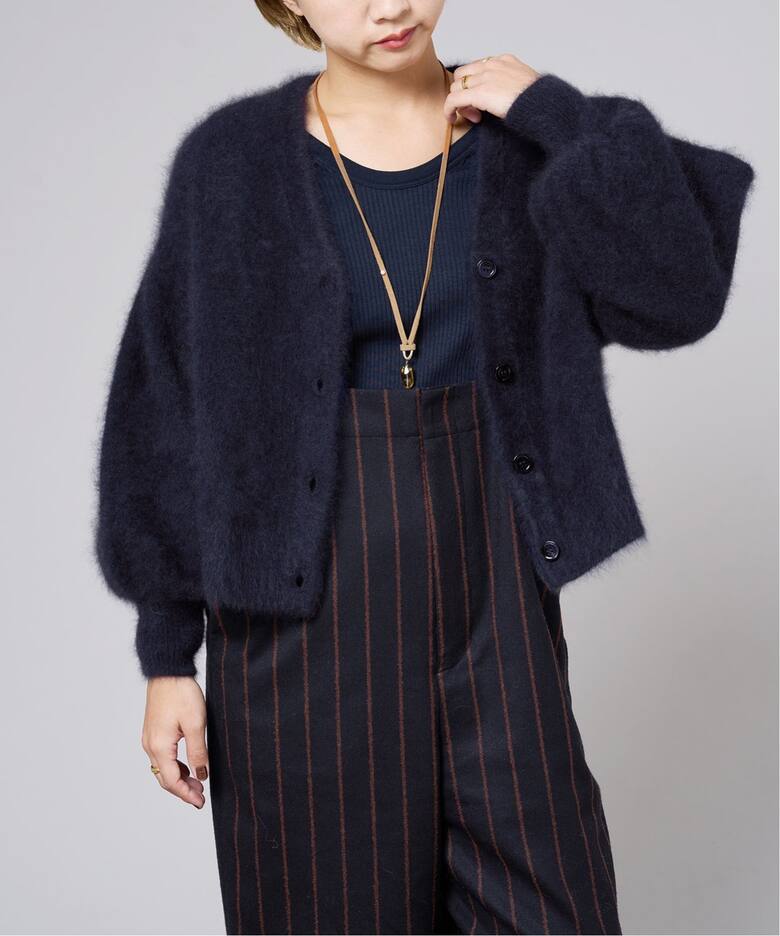 IENA LA BOUCLE ファーニットカーディガン（カーディガン）｜IENA 