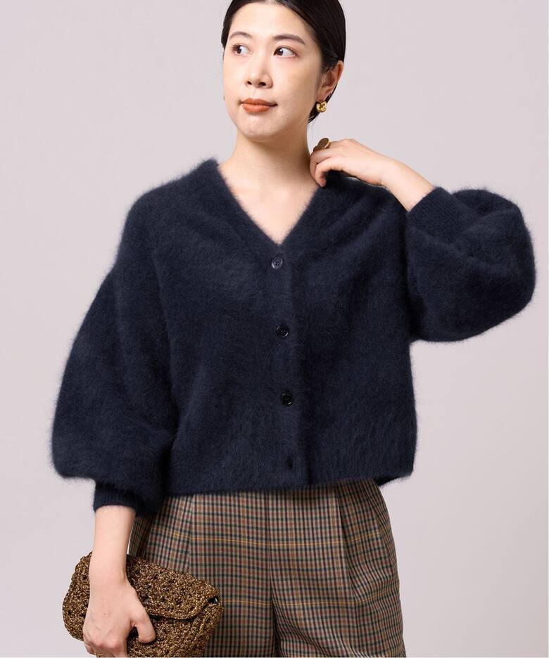 IENA LA BOUCLE ファーニットカーディガン（カーディガン）｜IENA 