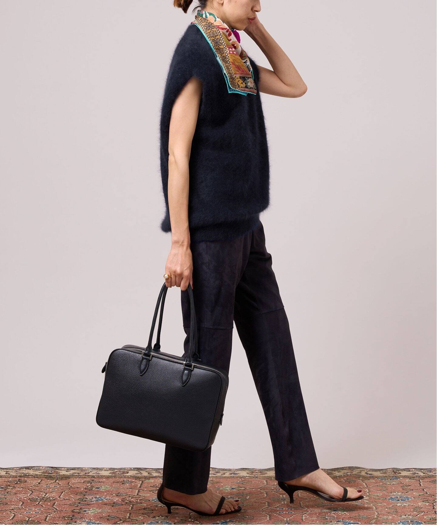 IENA LA BOUCLE ファーニットノースリーブプルオーバー（ニット 