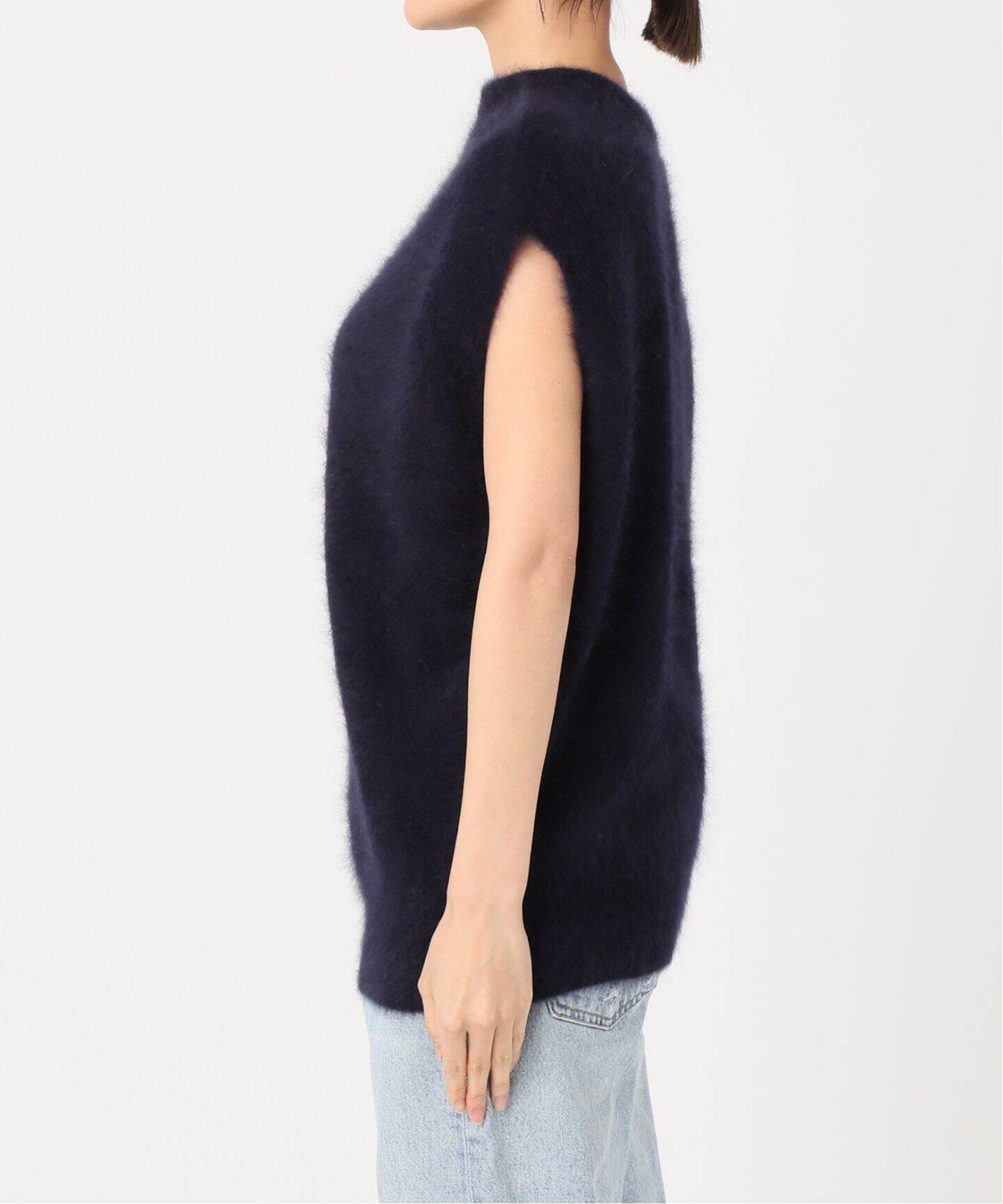 IENA LA BOUCLE ファーニットノースリーブプルオーバー（ニット  