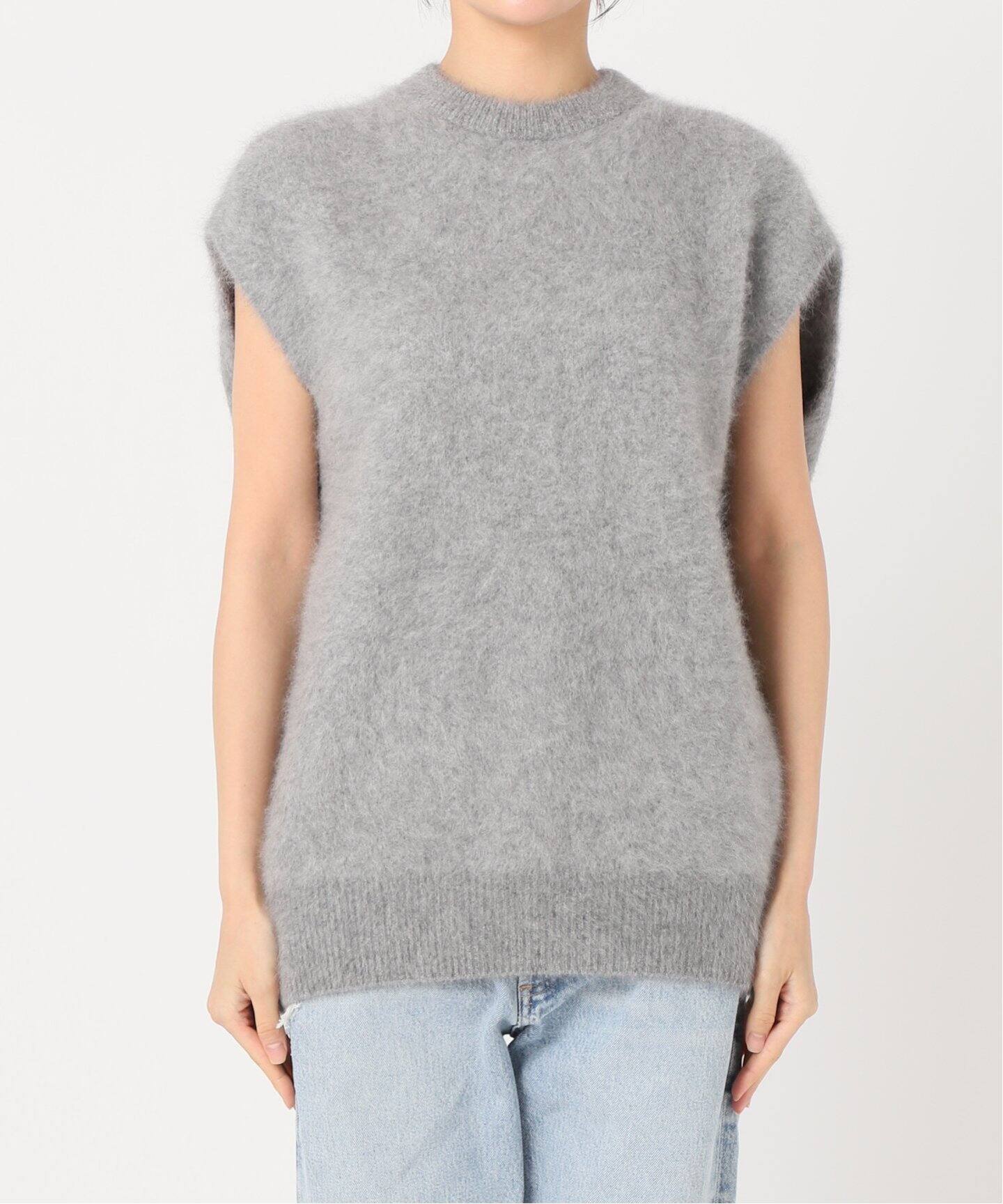 IENA LA BOUCLE ファーニットノースリーブプルオーバー（ニット  