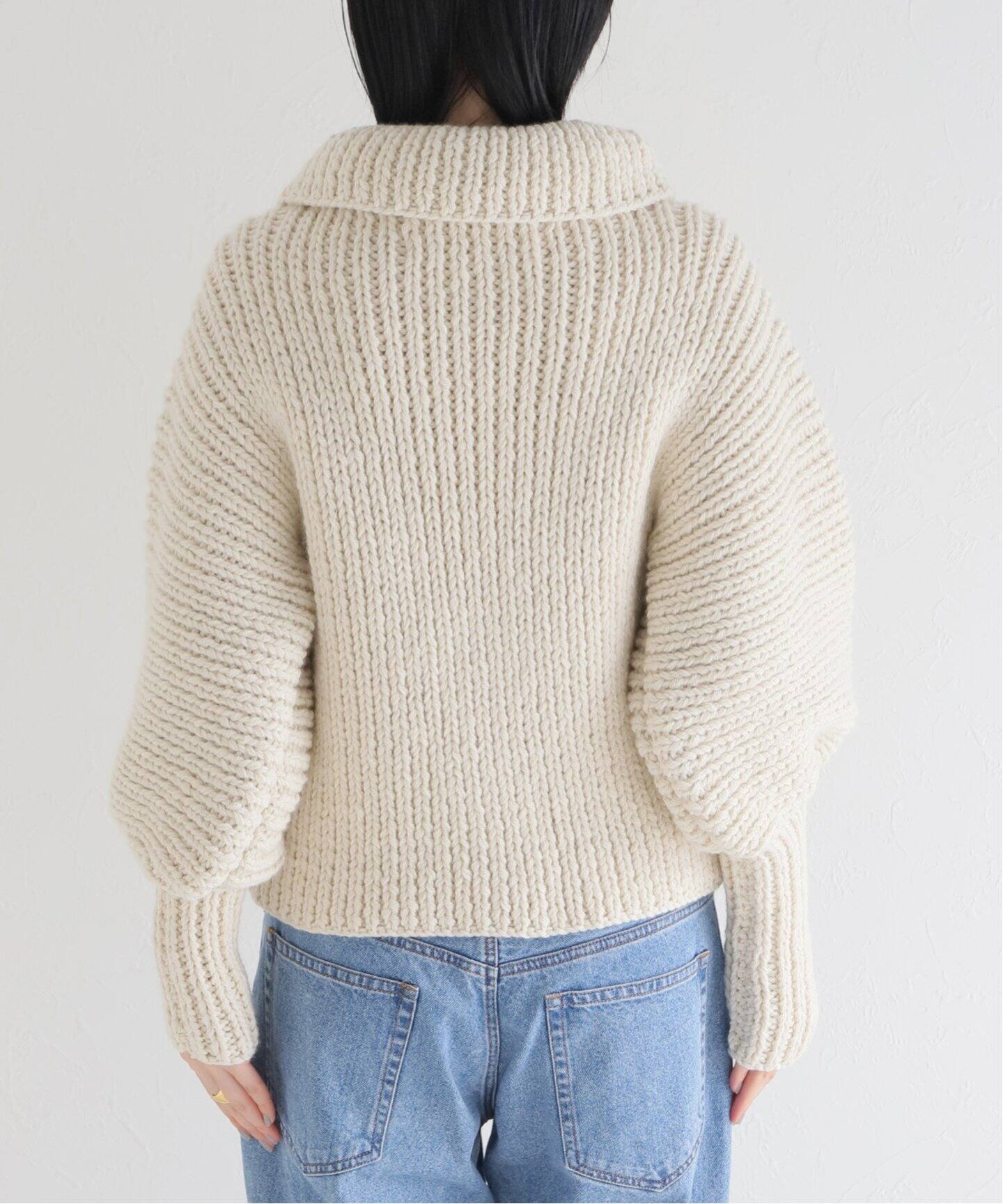 MAYDI /マイディ】CREW PLUS COLLAR ニット（ニット／セーター）｜IENA 