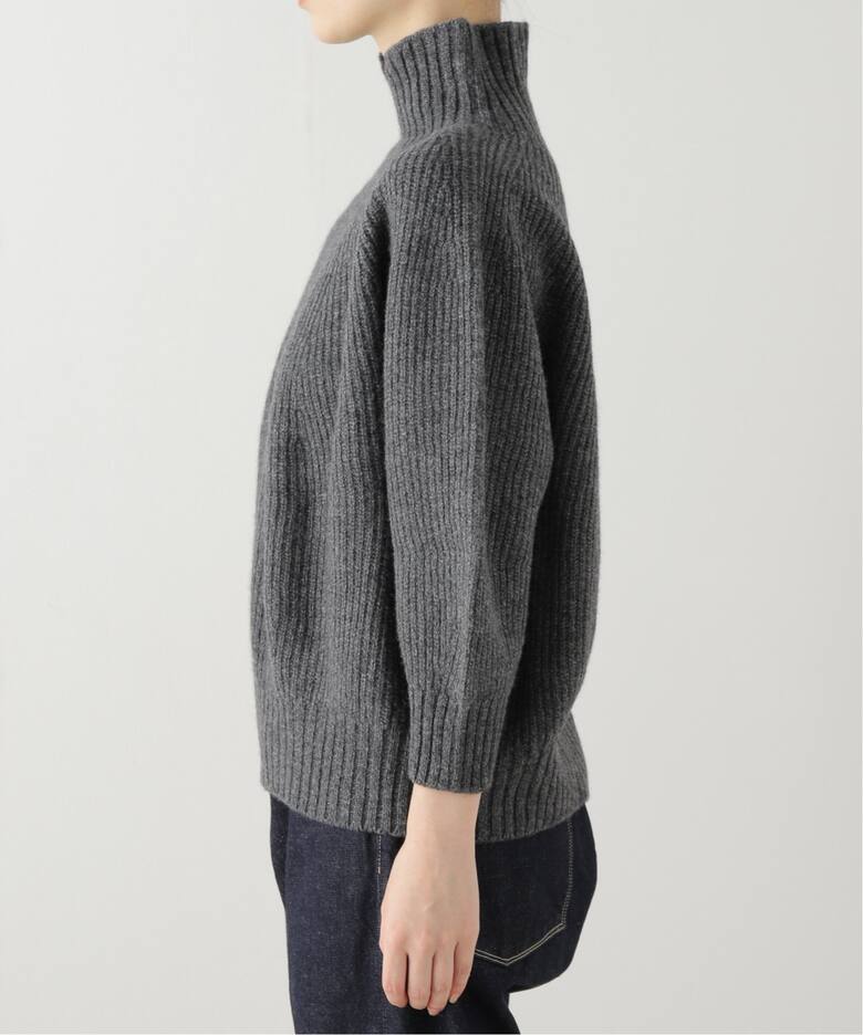 unfil/ アンフィル】superfine lambs wool ハイネックニット（ニット  