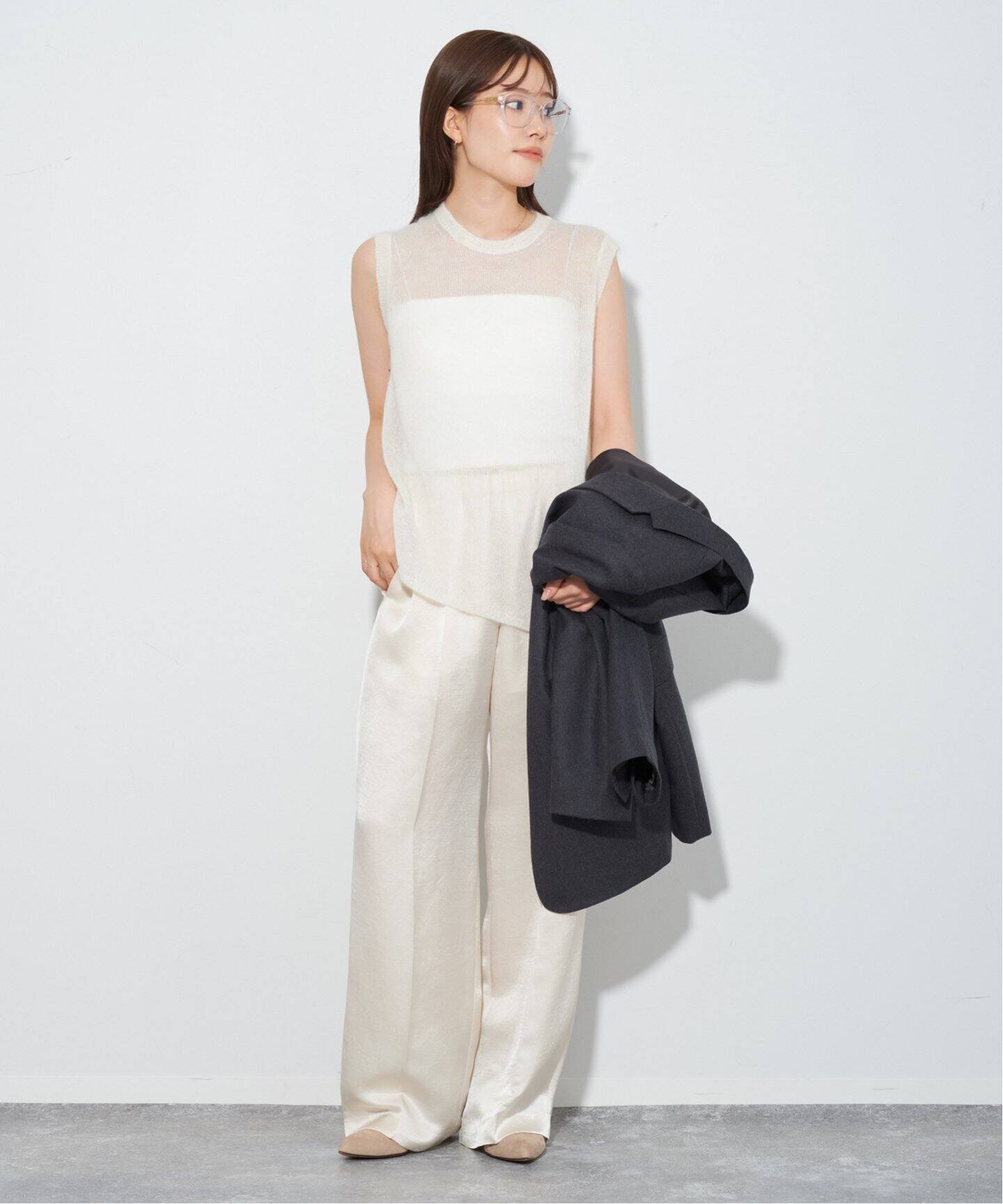 Mohair Sheer Knit ベスト（ベスト）｜Plage（プラージュ）の通販 