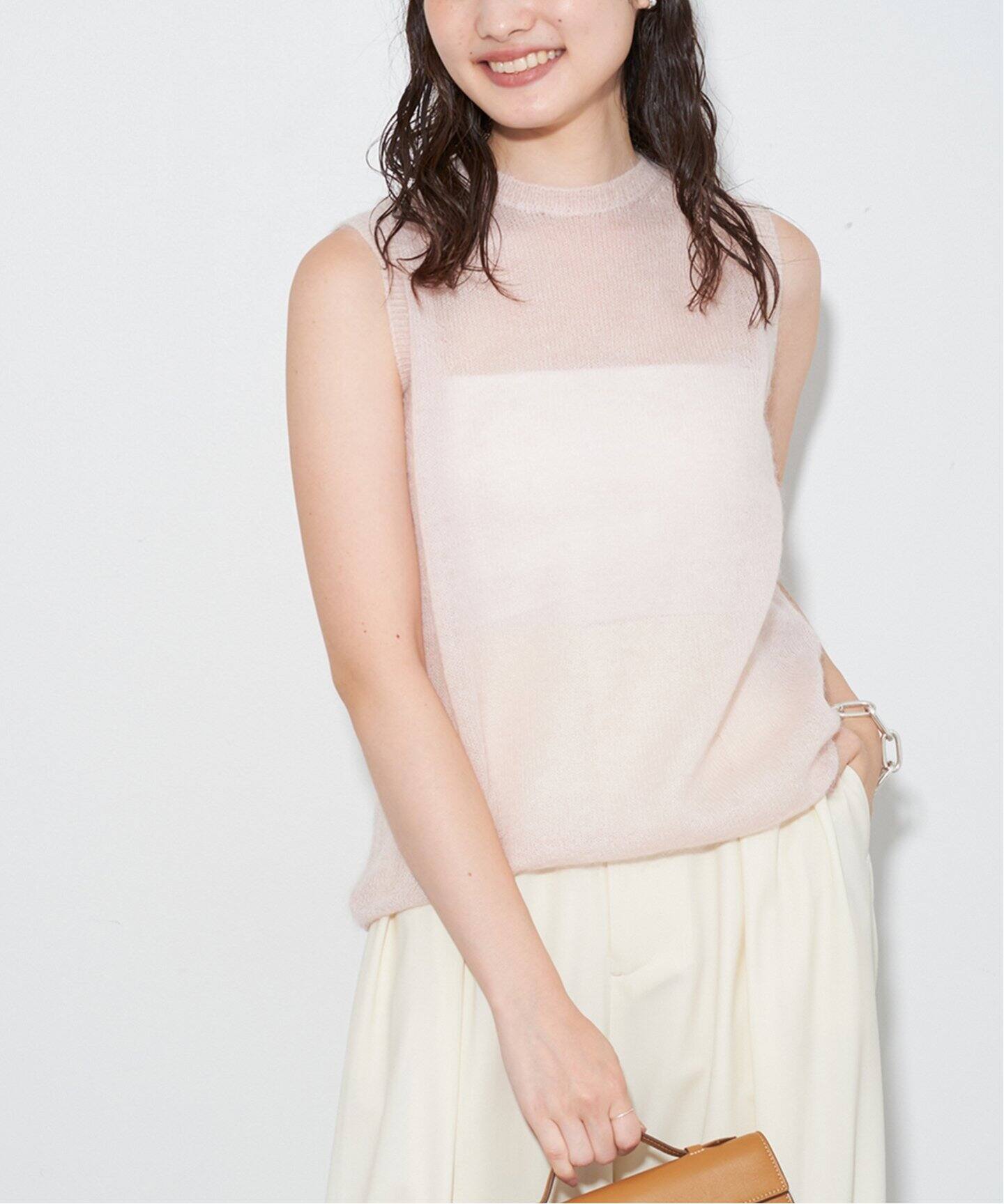Mohair Sheer Knit ベスト（ベスト）｜Plage（プラージュ）の通販 