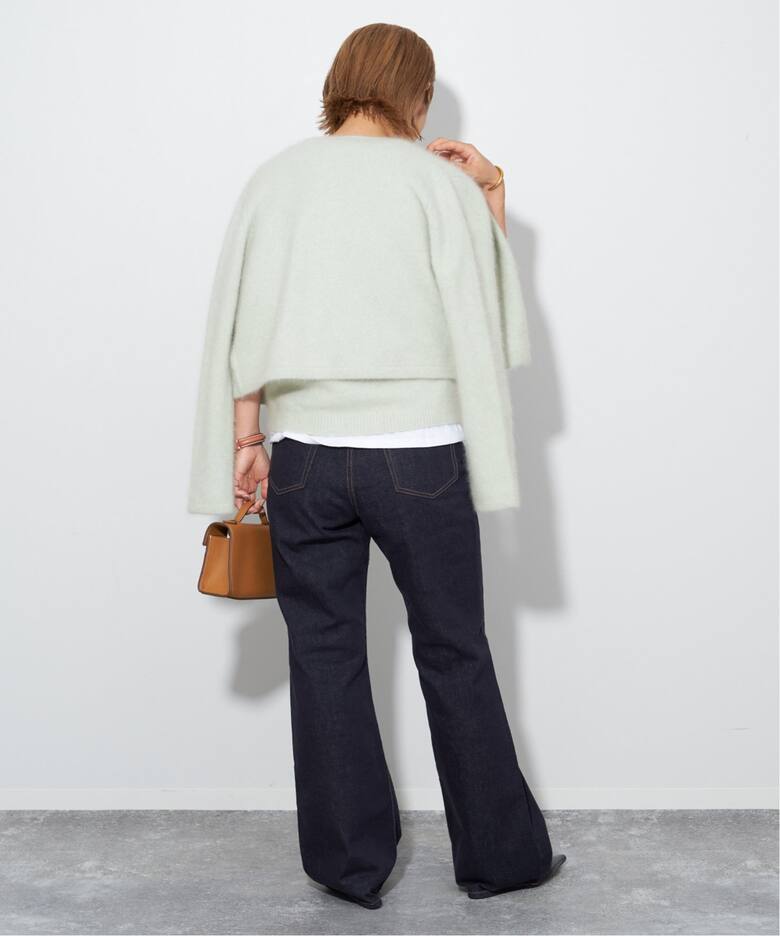 23AW超美品Cashmere Mix Fur カーディガン プラージュ （Cashmere Mix  