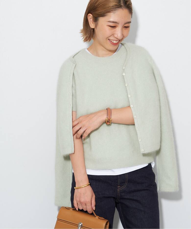 Cashmere Mix Fur カーディガン（カーディガン）｜Plage（プラージュ  