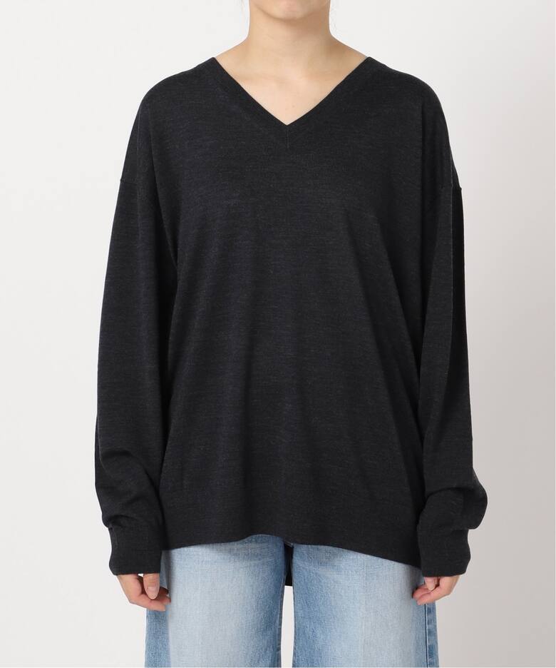 Fine Gauge Vネックニット（ニット／セーター）｜Plage（プラージュ  