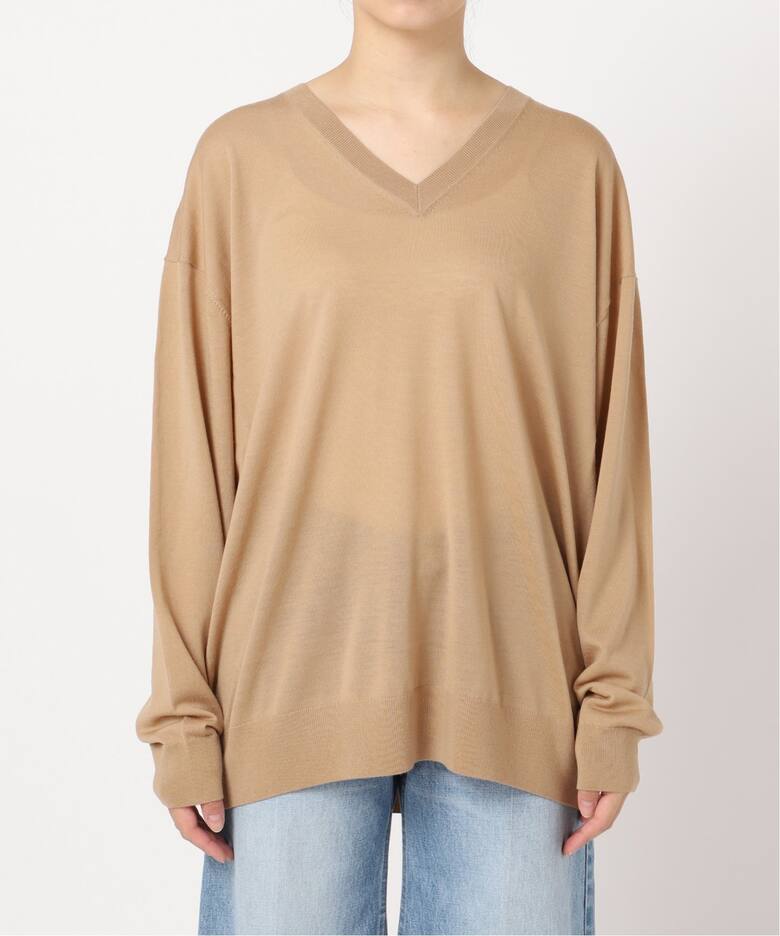 Fine Gauge Vネックニット（ニット／セーター）｜Plage（プラージュ  