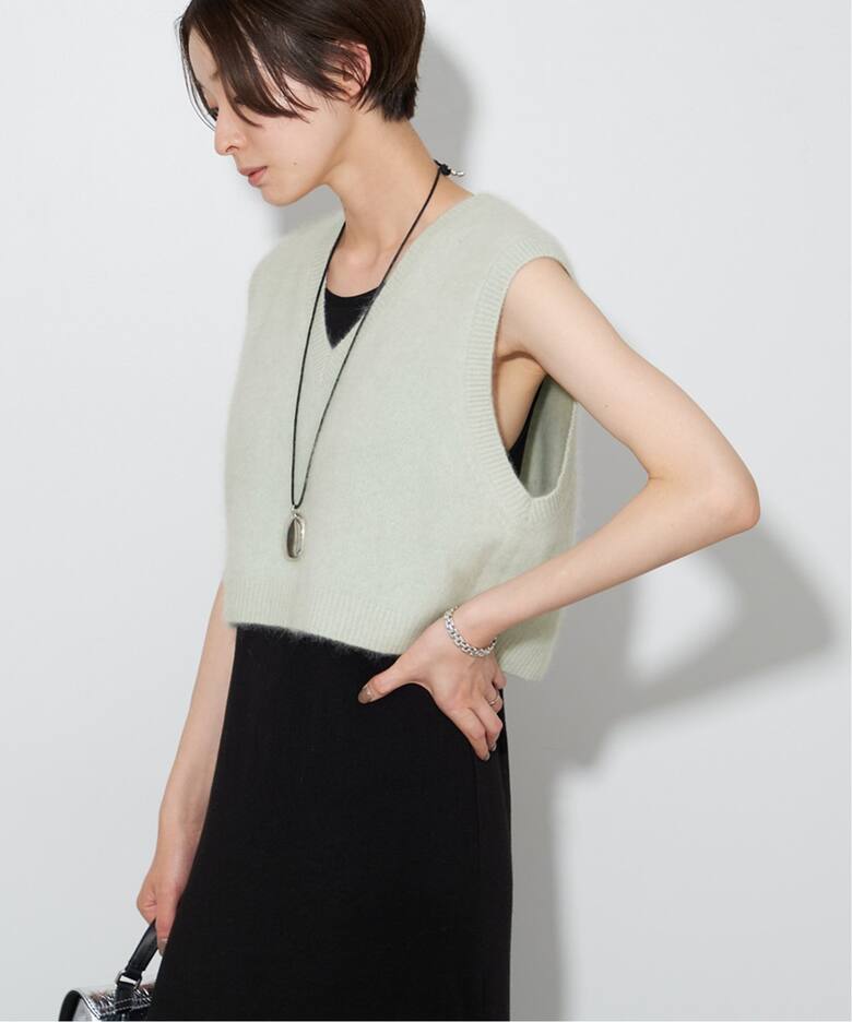 Cashmere Mix Fur ベスト（ベスト）｜Plage（プラージュ）の通販 