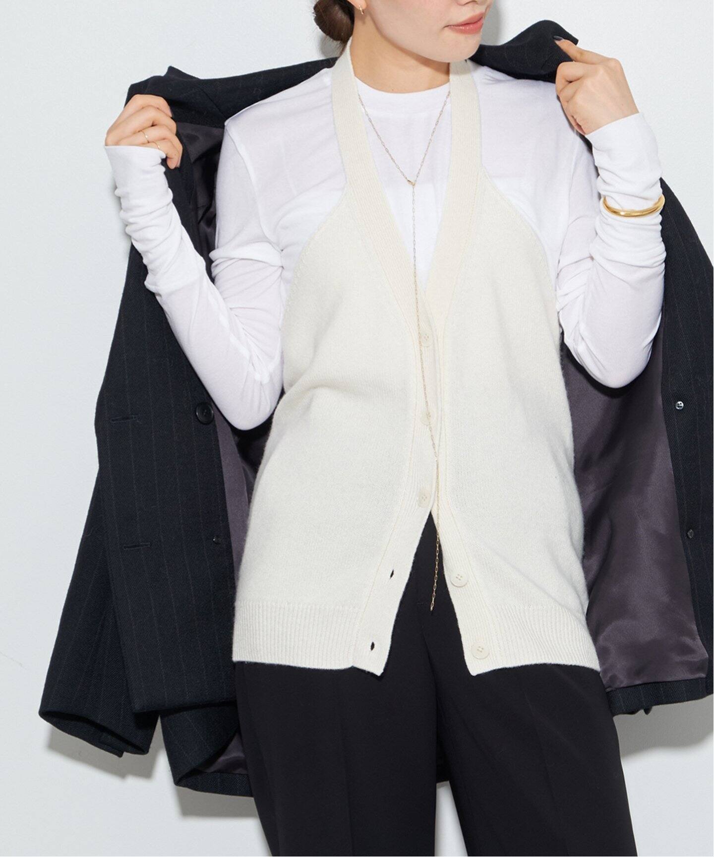 WO/CA ホルターネック ニットベスト（ベスト）｜Plage（プラージュ）の  