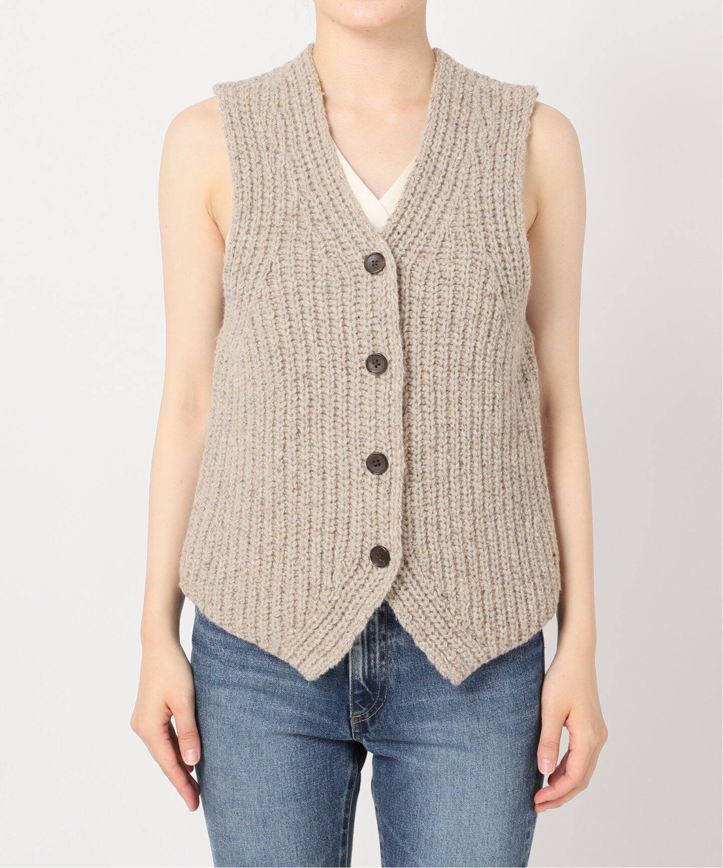 Layered Knit ベスト（ベスト）｜Plage（プラージュ）の通販  