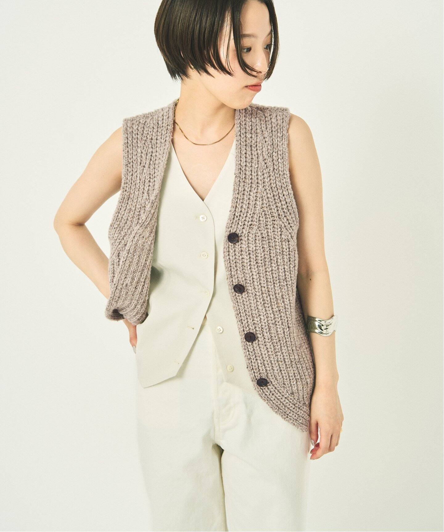 Layered Knit ベスト（ベスト）｜Plage（プラージュ）の通販  