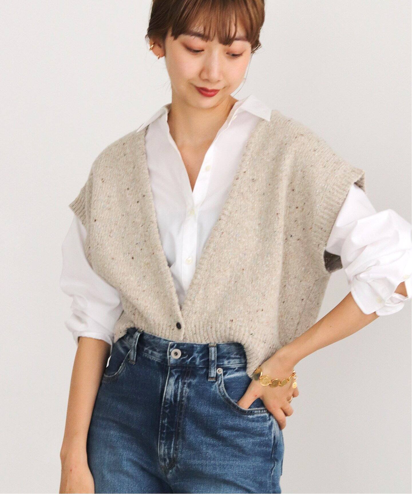 OLIVETTE ニットベスト（ニット／セーター）｜Plage（プラージュ）の  