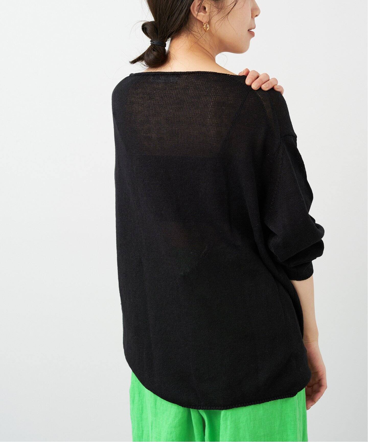 イタリア糸 Li/Co クループルオーバー（ニット／セーター）｜Plage  