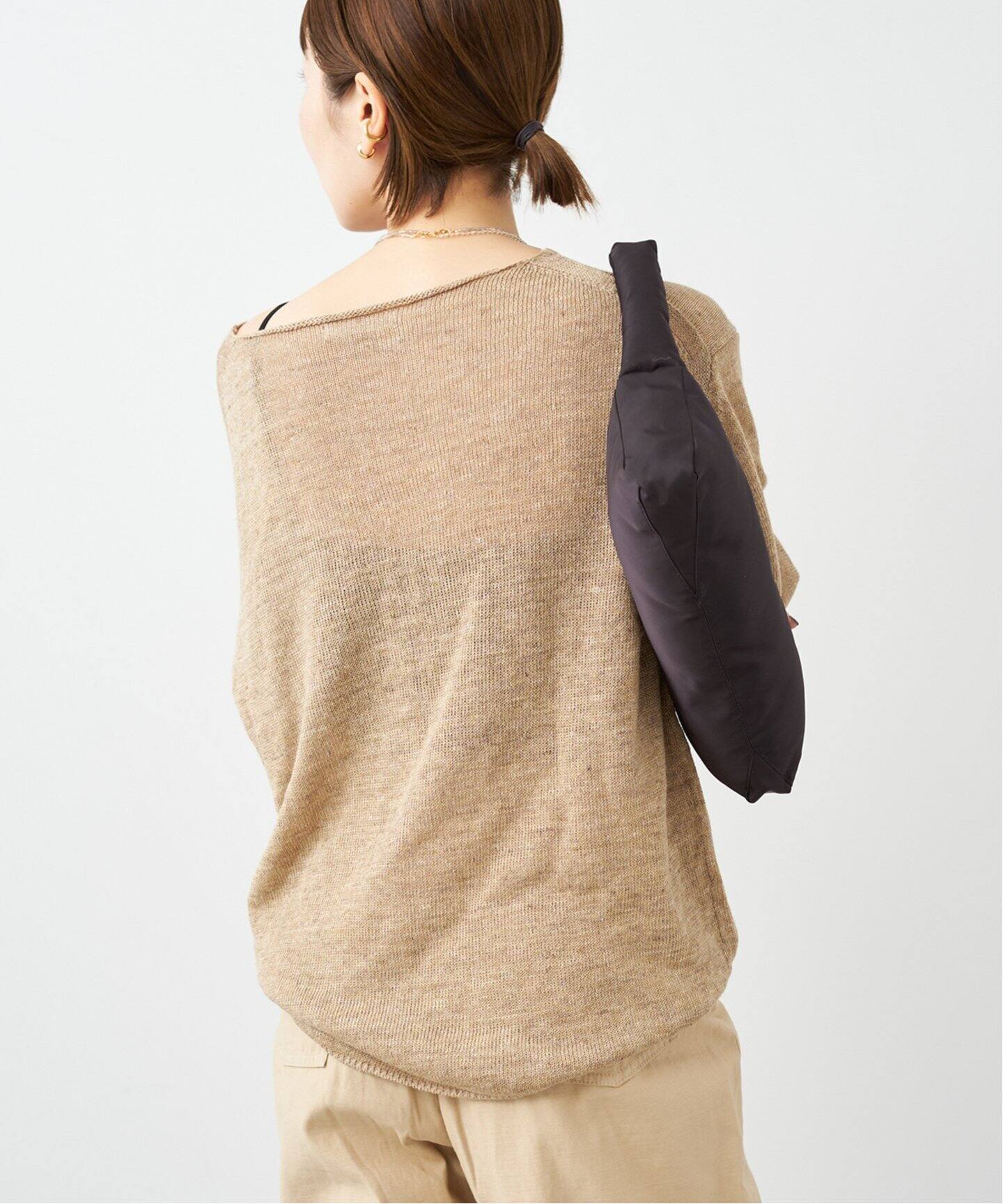 イタリア糸 Li/Co クループルオーバー（ニット／セーター）｜Plage  