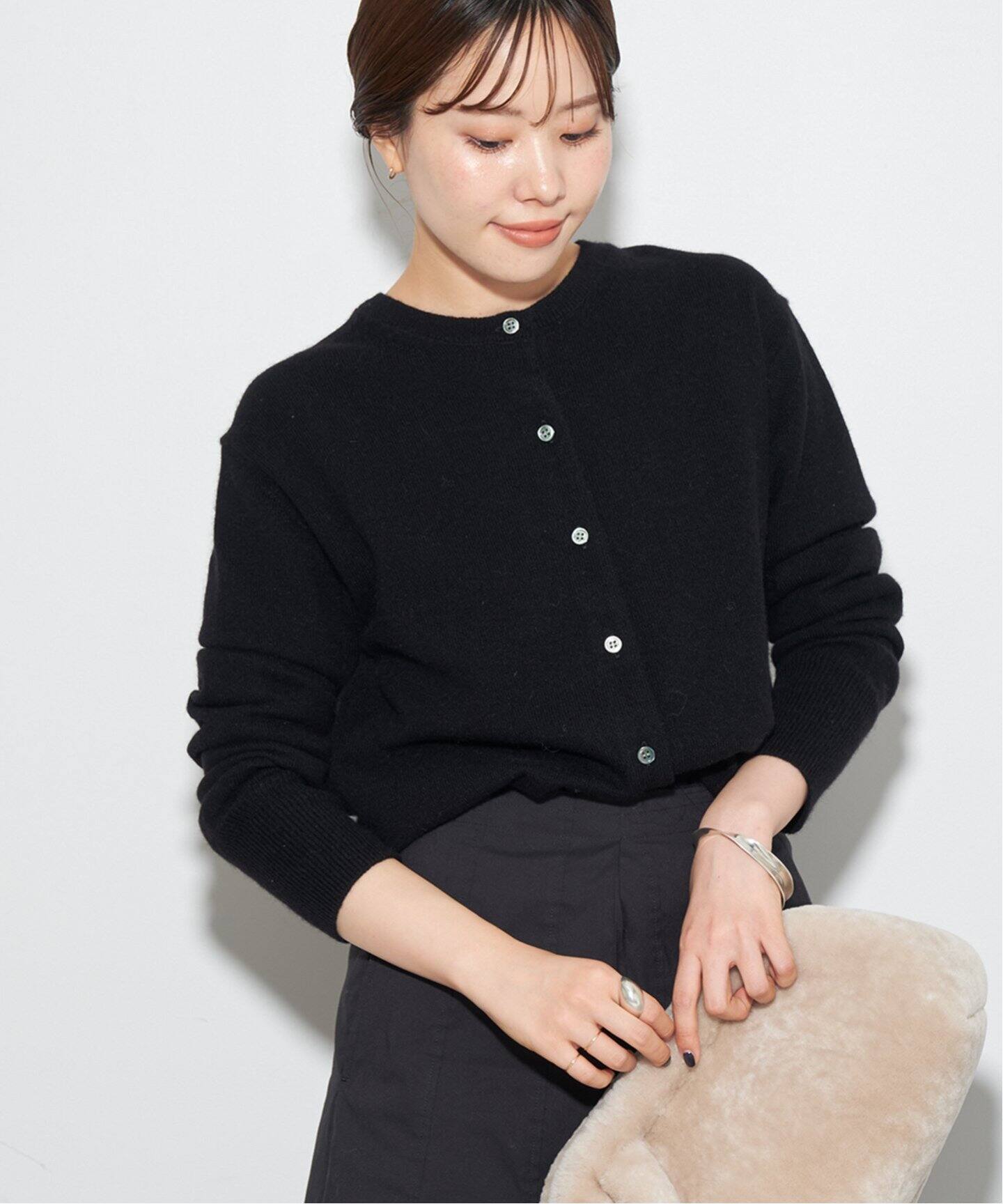 w/cas/si クルーカーディガン（カーディガン）｜Plage（プラージュ）の  