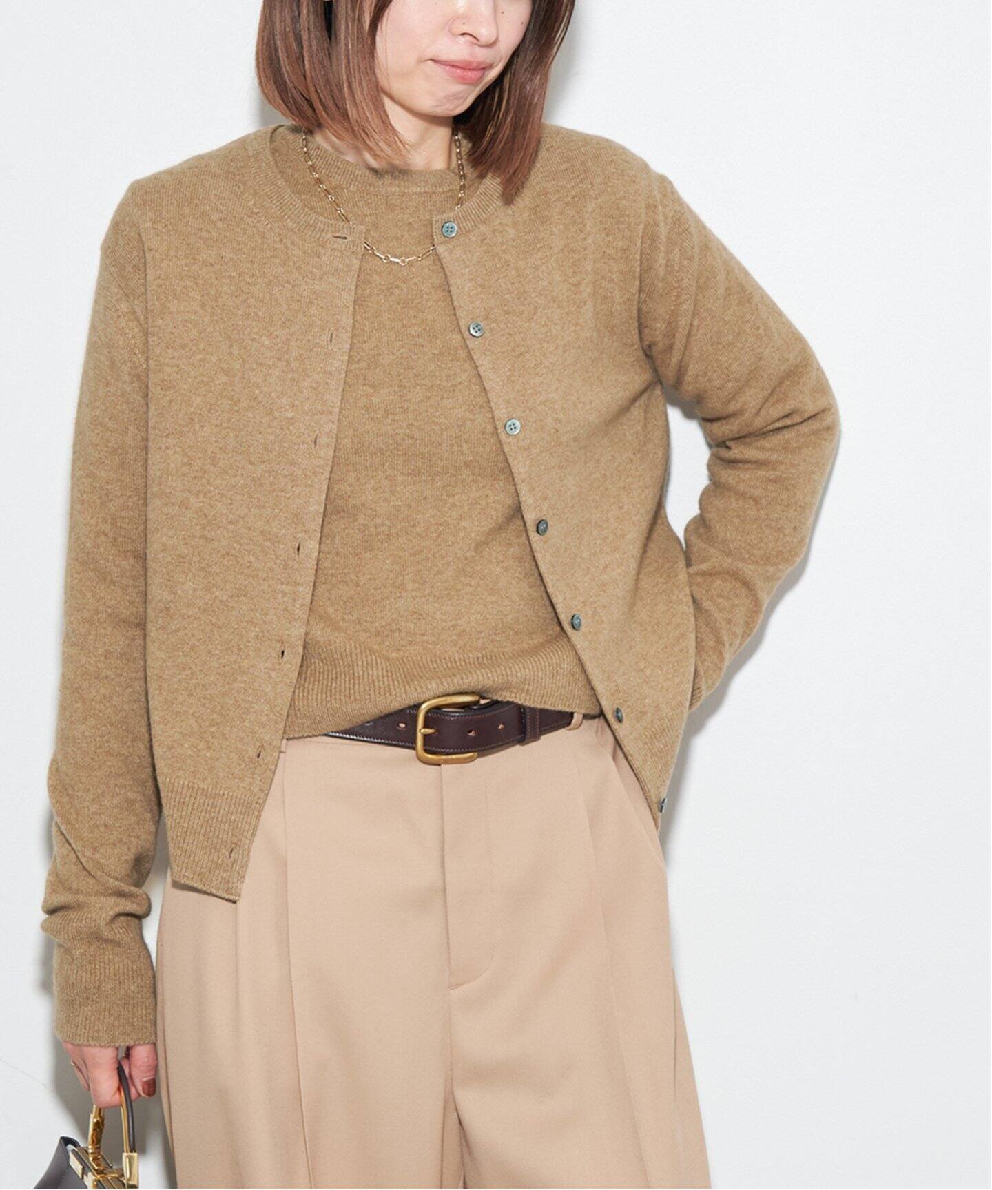 w/cas/si クルーカーディガン（カーディガン）｜Plage（プラージュ）の  